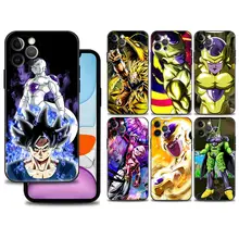 

Phone Case for iPhone 11 13 12 pro max 13mini XR X XSmax 8 7 6 6s 12mini 5 5s Cover Silicone Bumper DBZ Golden Frieza