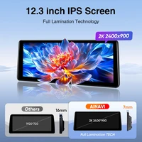 Autoradio AINAVI pour BMW Série 3 F30 Carplay F31 Android Auto F32 Multimédia Automobile F33 Écran F34 Navigation F35 GPS F36 Moniteur HD IPS Écran Tactile Carplay Sans Fil Android 13 Système Linux 2K 2400*900 Pixels Expédition 24H Écran Série 4 4
