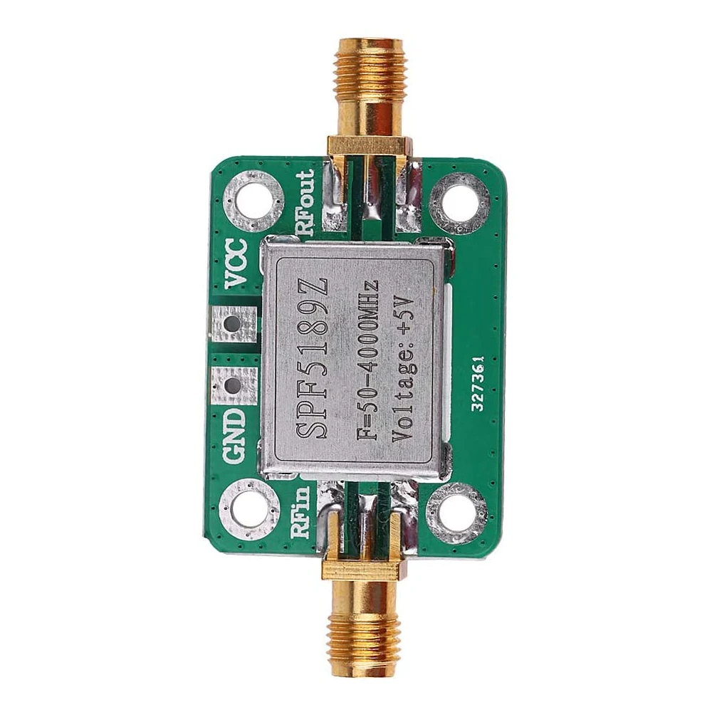 NEW-RF Amplifier Low Noise LNA 50 to 4000MHz SPF5189Z RF Amplifier for Amplifying FM High Frequency VHF UHF Radio Signals