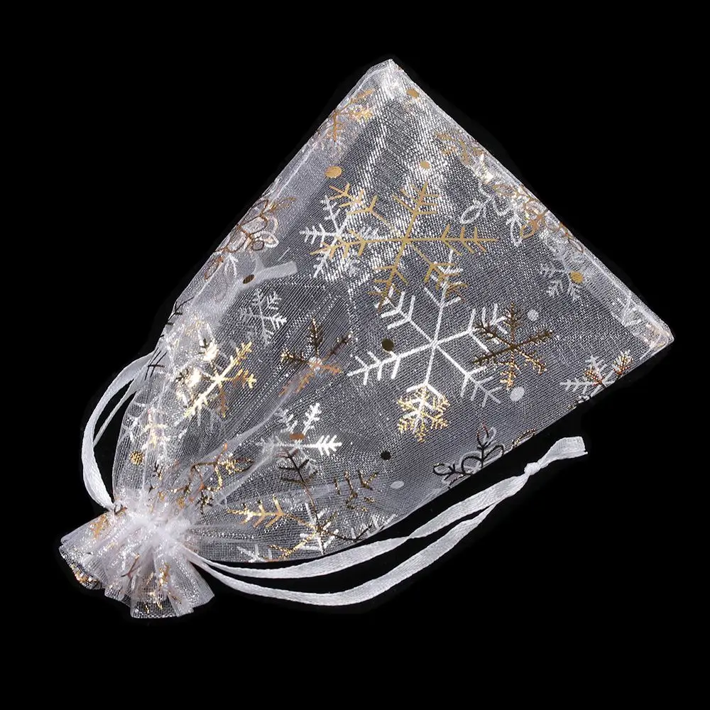50 teile/los kleine Organza Taschen Süßigkeiten Schmuck Verpackung Taschen Hochzeits dekoration Weihnachts geschenk Tasche Beutel 7x9 9x12 10x15 13x18cm – Detail 6
