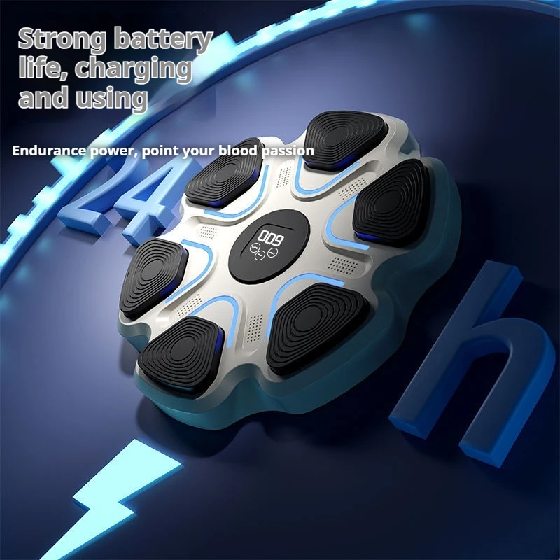 Music Boxing Trainer Intelligent Bluetooth music boxing wall target fitness exercise training equipment Children's and adult boxing machines