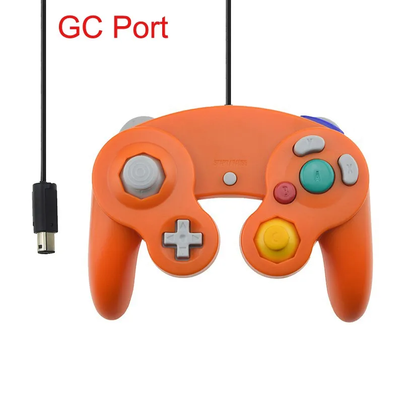For Gamecube Controller USB Wired Handheld Joystick Compatible Nintend For NGC GC Controle For MAC Computer PC Gamepad 