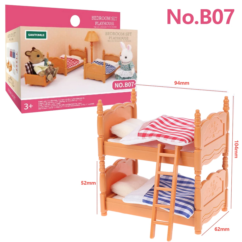 Enchanting Dollhouse Furniture Set | DIY Miniature Forest Family Playset for Kids