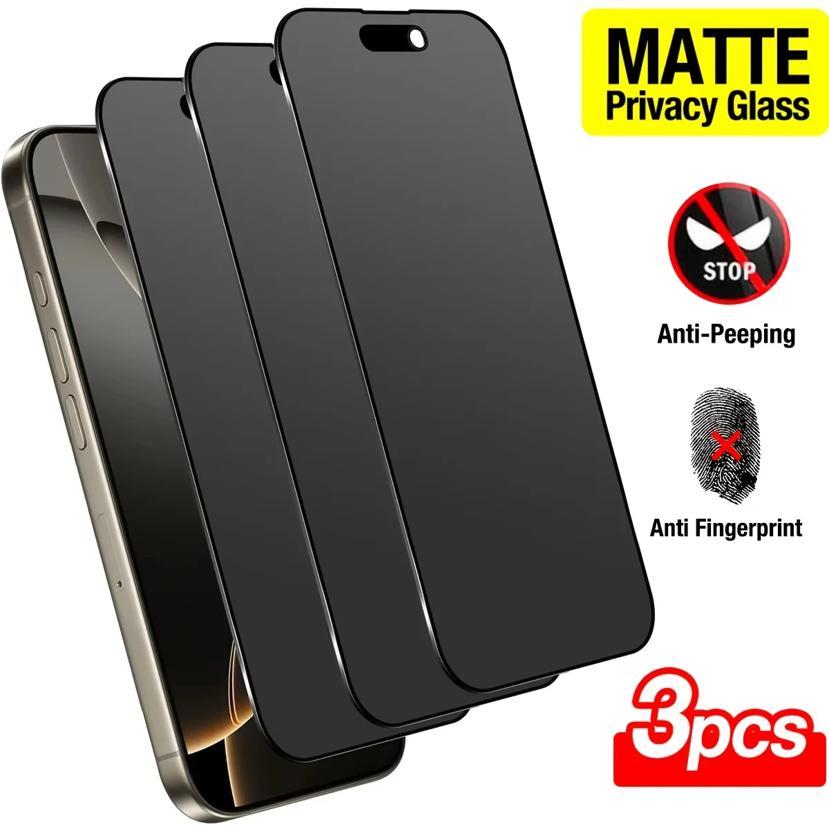 Matte Blickschutzfolie für Poco F7 M7 X7 Pro Weiche Keramikfolie für Poco X6 M6 X5 X3 F5 Pro M5S C75 C71 C65 Anti-Spionage – Detail 1
