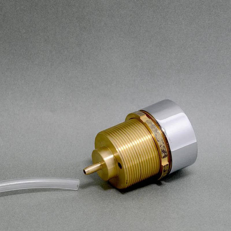 Single Hole Surfing Bathtub Brass Pneumatic Switch Start Button Processor Bathtub Accessories