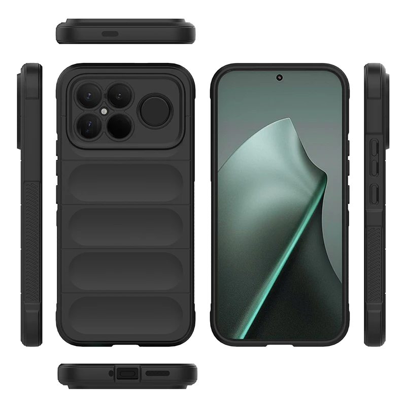 Shockproof Shield Phone Case with Soft TPU Frame & Flannel Lining – Enhanced Protective Cover