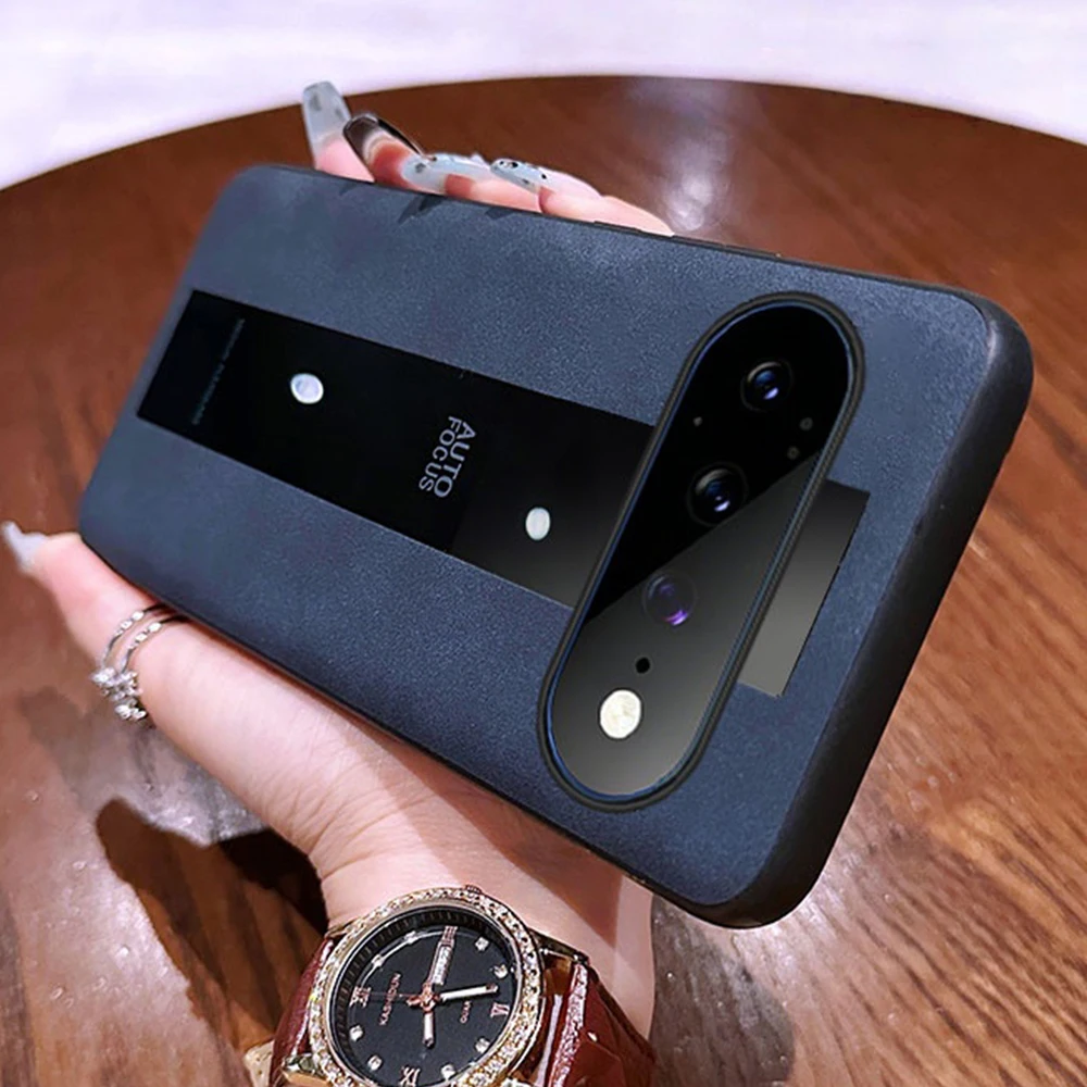 Luxury Sheepskin Leather Matte Phone Case - Shockproof Hard Protective Cover
