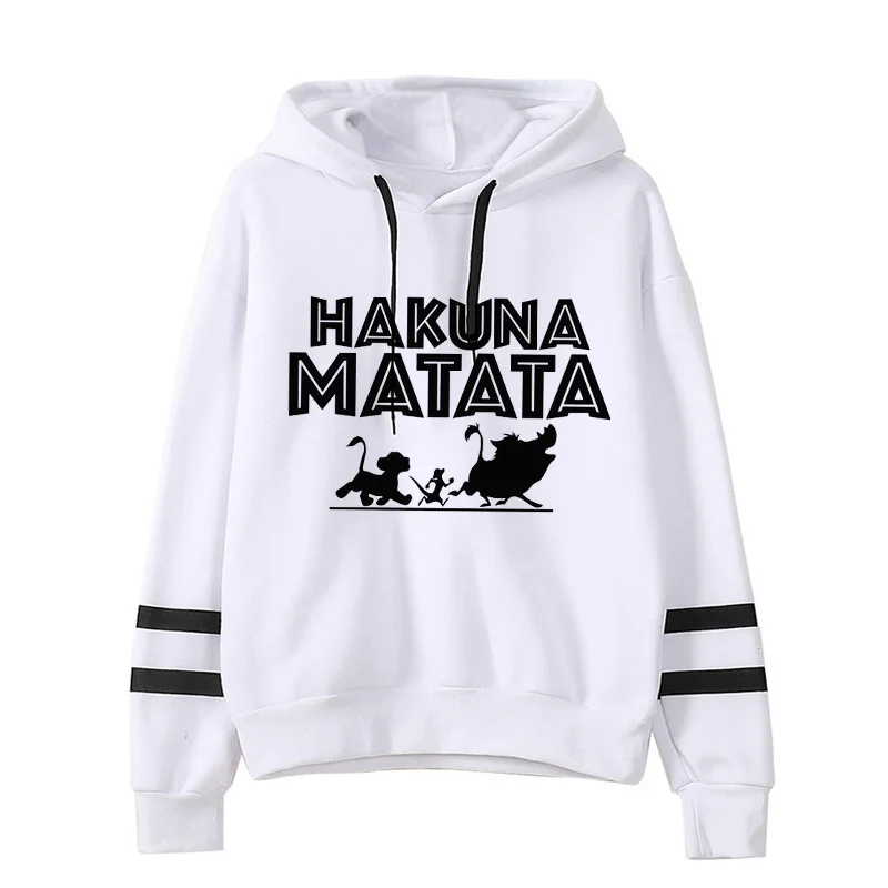 thumbnail image 1 of Sudadera con capucha de Disney El Rey León para mujer, ropa de moda, sudaderas con capucha de Hakuna Matata, Kawaii, 1 of 3