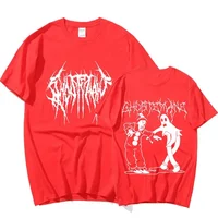 Hommes femmes imprimer T-shirt mode Hip Hop métal gothique Rock T-shirt ample Streetwear été ample Sport T-shirt Y2K à manches courtes 5