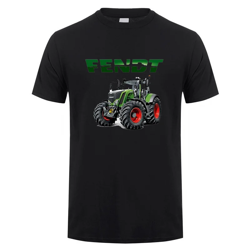 Fendt T Shirt Summer Men Cool Cotton Short Sleeve Fendt