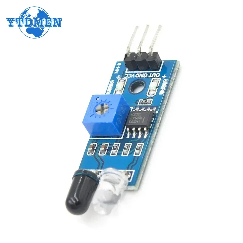 10PCS IR Infrared Obstacle Avoidance Sensor Module Smart Car Robot 3-wire Reflective Photoelectric Sensor for Arduino