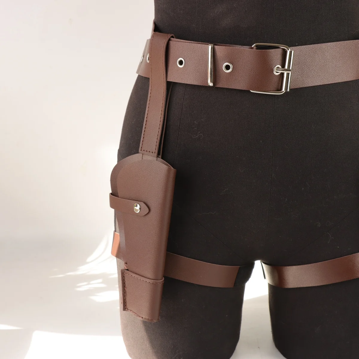 Thigh Holster with Belt - Western Cowboy/Cowgirl Cosplay Accessory