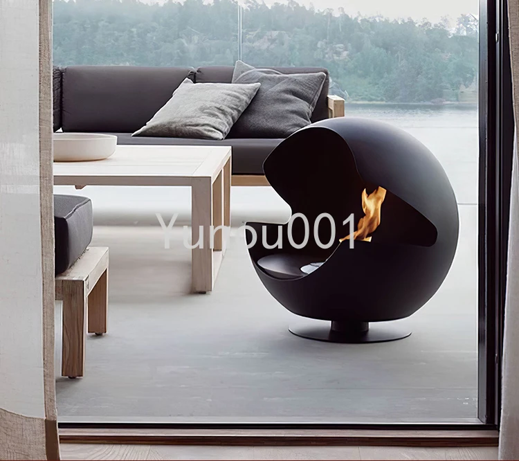 

Fireplace Outdoor Independent Alcohol Fireplace True Fire French White High-end Fireplace Heater Atmosphere Decoration