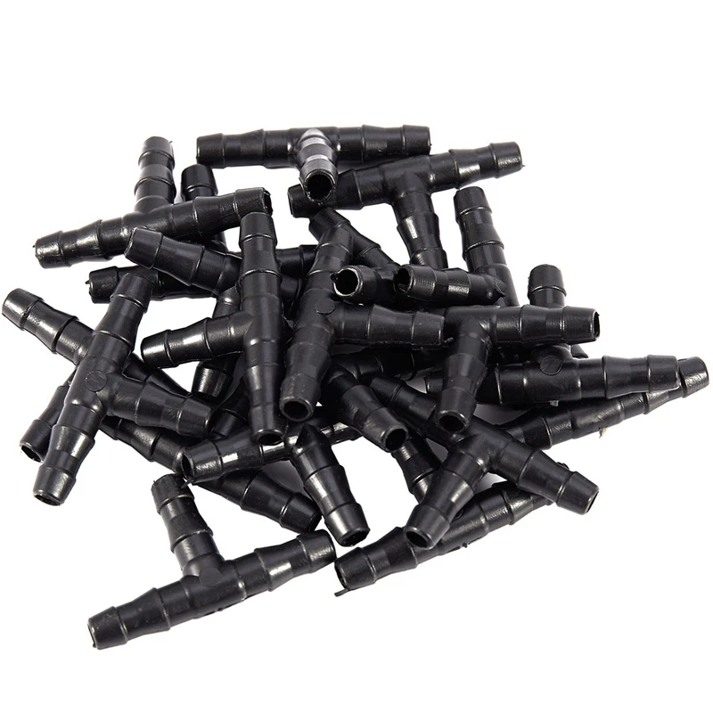 

2 Pcs 20M 4/7Mm Hose Garden Water Micro-Irrigation Pipe With 20 Pcs Tee Connectors Lawn Agriculture Sprinking Drip Tube