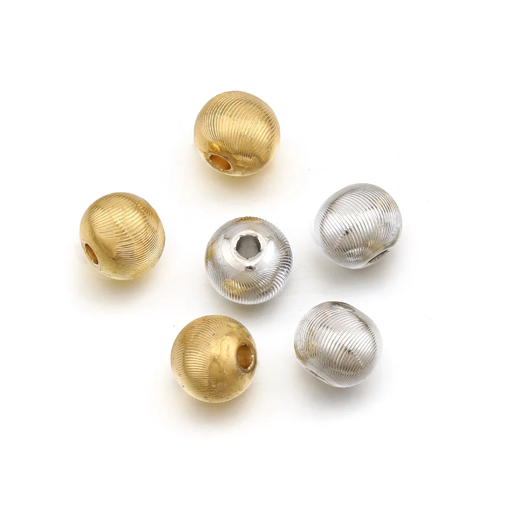 Cordial Design 100Pcs 9*9MM DIY Accessories/Copper Metal Bead/Jewelry Findings & Components/Hand Made/Round Shape/Spacer Beads - cordial