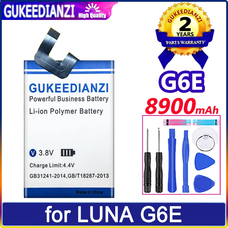 

GUKEEDIANZI Battery 8900mAh for LUNA G6E Batteries