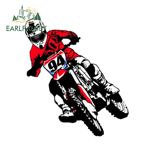 EARLFAMILY-pegatinas para motocicleta y coche, pegatinas de 13cm para  Motocross, calcomanía gráfica con personalidad, impermeable, parachoques,  ventanas de refrigerador, estilo de coche - AliExpress