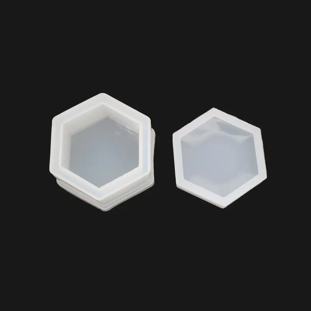 Bricolage Ovale Coeur Rond Silicone Résine époxy Moule Boîte De Rangement Vase Bijoux Moule Bijoux Accessoires