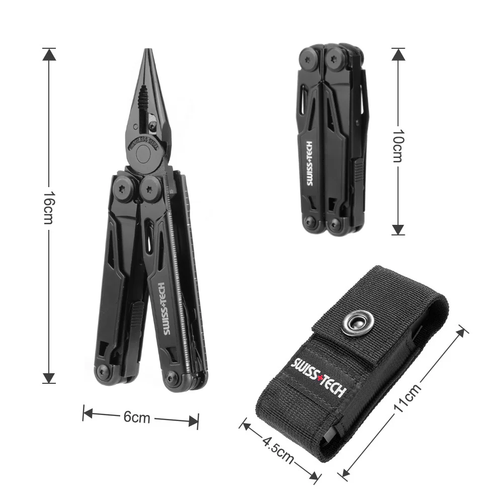 MOSSY OAK 21 in 1 Multi Tool Plier Wire Stripper Folding Plier Outdoor