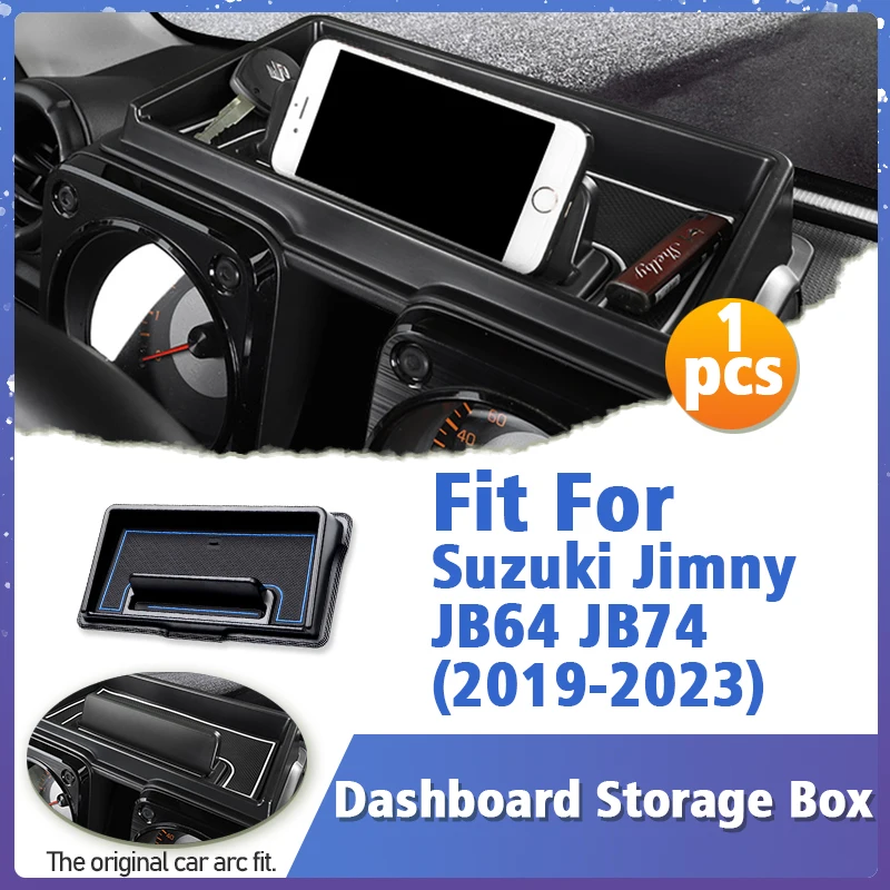 

Car Interior Dashboard Storage Box + Car Door Storage Box Interior Handle For Suzuki Jimmy JB64 JB74 2019 2020 2021 2022 2023
