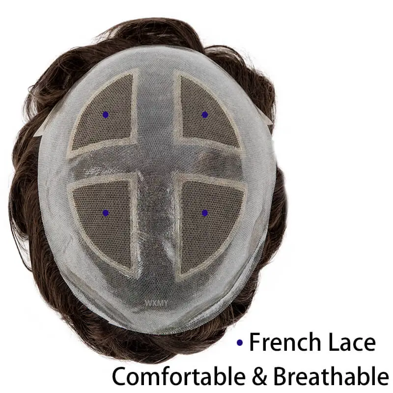 Рисунок 2 - Мужские парики дышащие французские