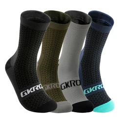 High-Performance Unisex Sports Socks - Ideal for Cycling, Running, and Basketball (4 Pairs) (4 pairs C)