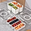 Refrigerator Fresh-Keeping Box, Kitchen Storage Box, Food Drain Box, Fruit And Vegetable Compartment Storage Box, Dust-Proof Box 5