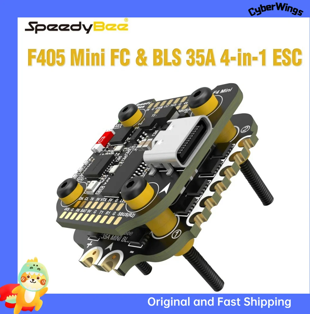Micro Moteur ESC FC Mini Stack pour Drone FPV 1-2S 5A