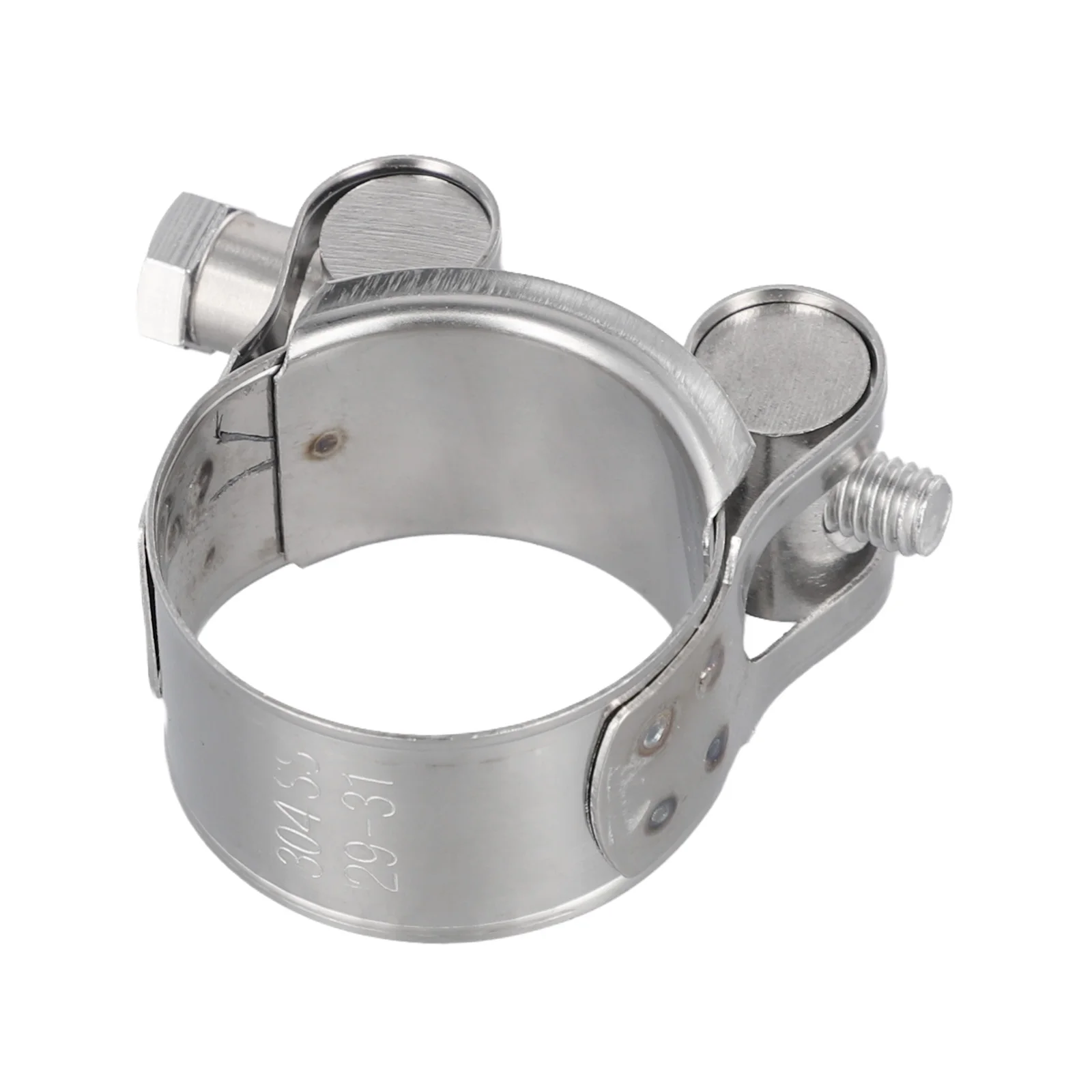 1-3/4 In. To 1-15/16 In. OD Range T-Bolt Hose Clamp, Stainless Steel Band, Bolt And Nut - Foto 4