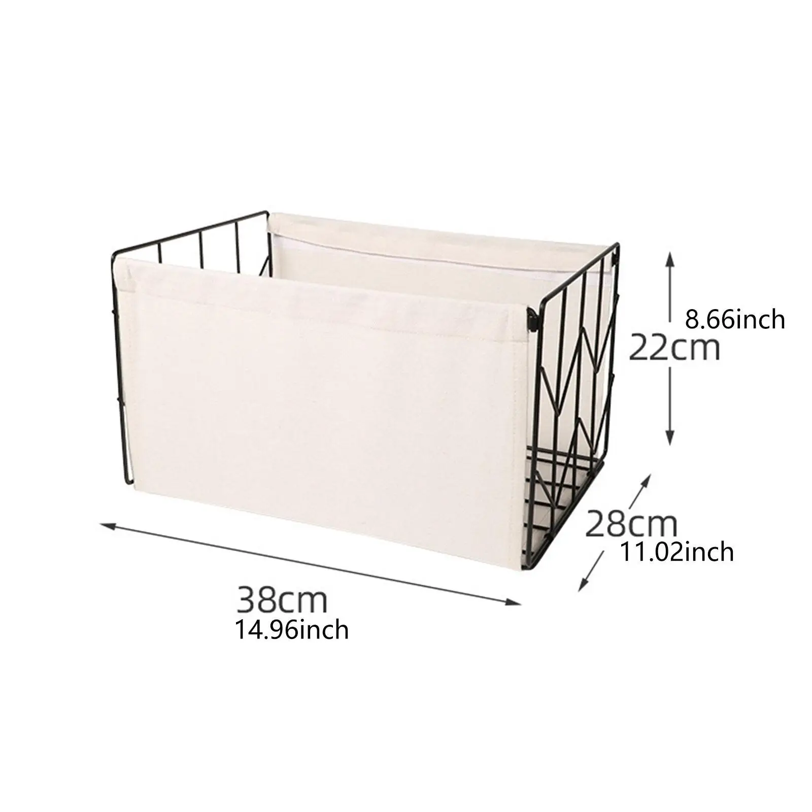 Folding Dirty Clothes Laundry Basket Storage Basket Easy Setup Bathroom Laundry Hamper Container for Home Use Dorm Farmhouse 6