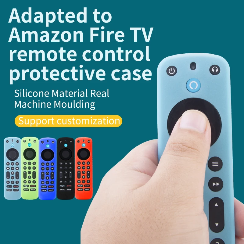 Silicone TV Remote Protective Case For Amazon Fire TV Alexa Voice Remote Pro 1 Piece