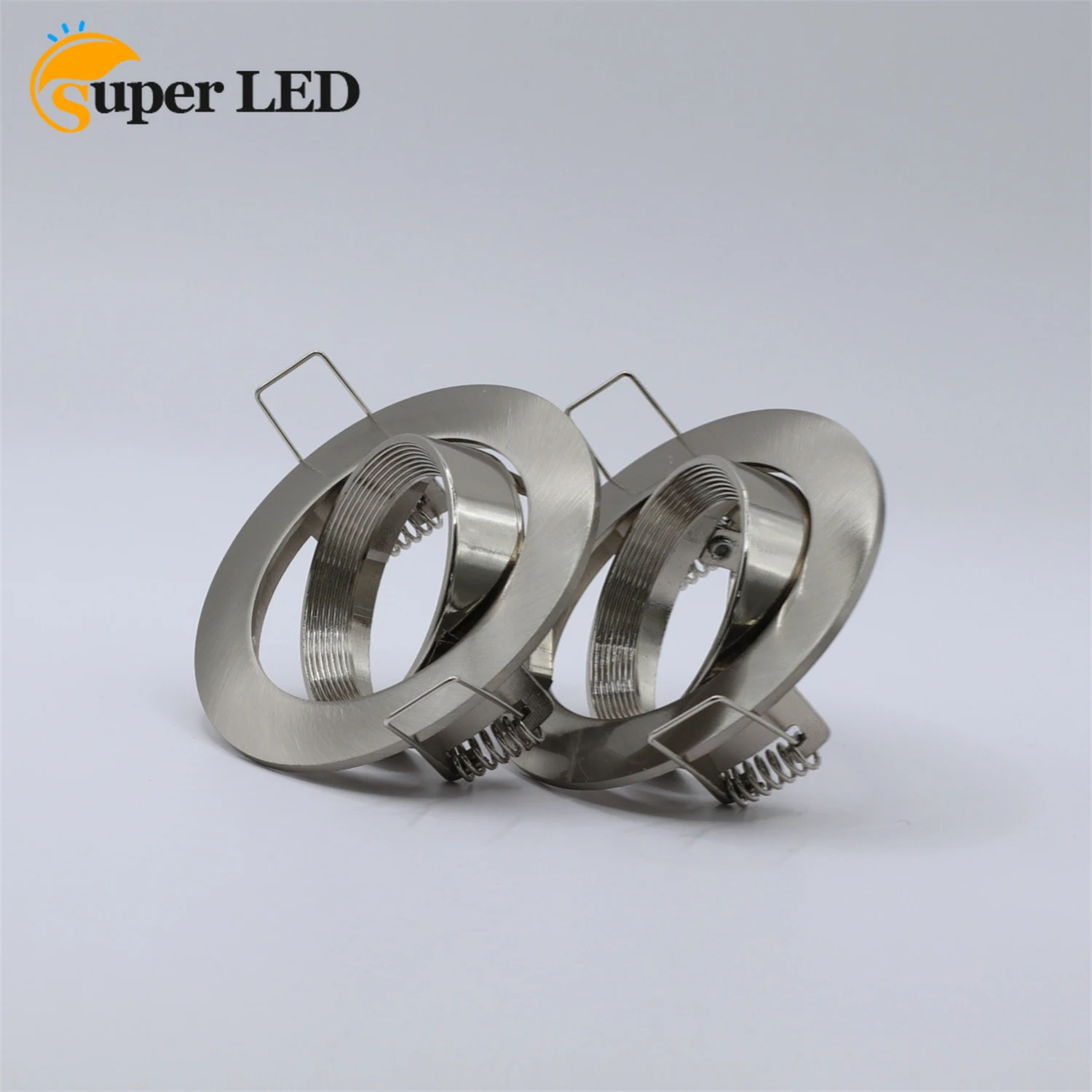 2023 hot sales WH CH SN steel round square GU10 Spotlight Housing Iron MR16 Downlight fixture frame