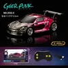 New Product Selling 1:43 Mini Size Rc Car Gold Plated With Lights Remote Control Racing Cars Model Charging Boys Toys For Child 2