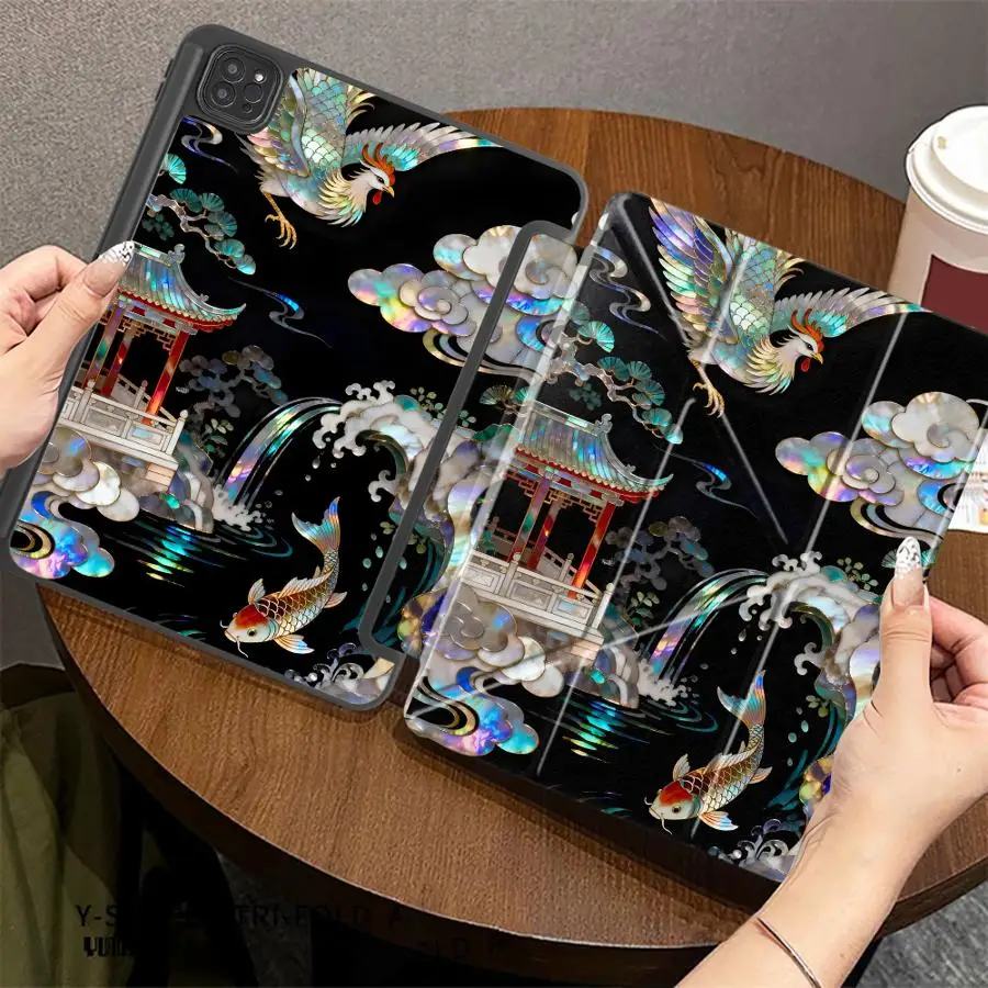Phoenix Design Tablet Case with Holder Cover, for Multiple Models and Sizes