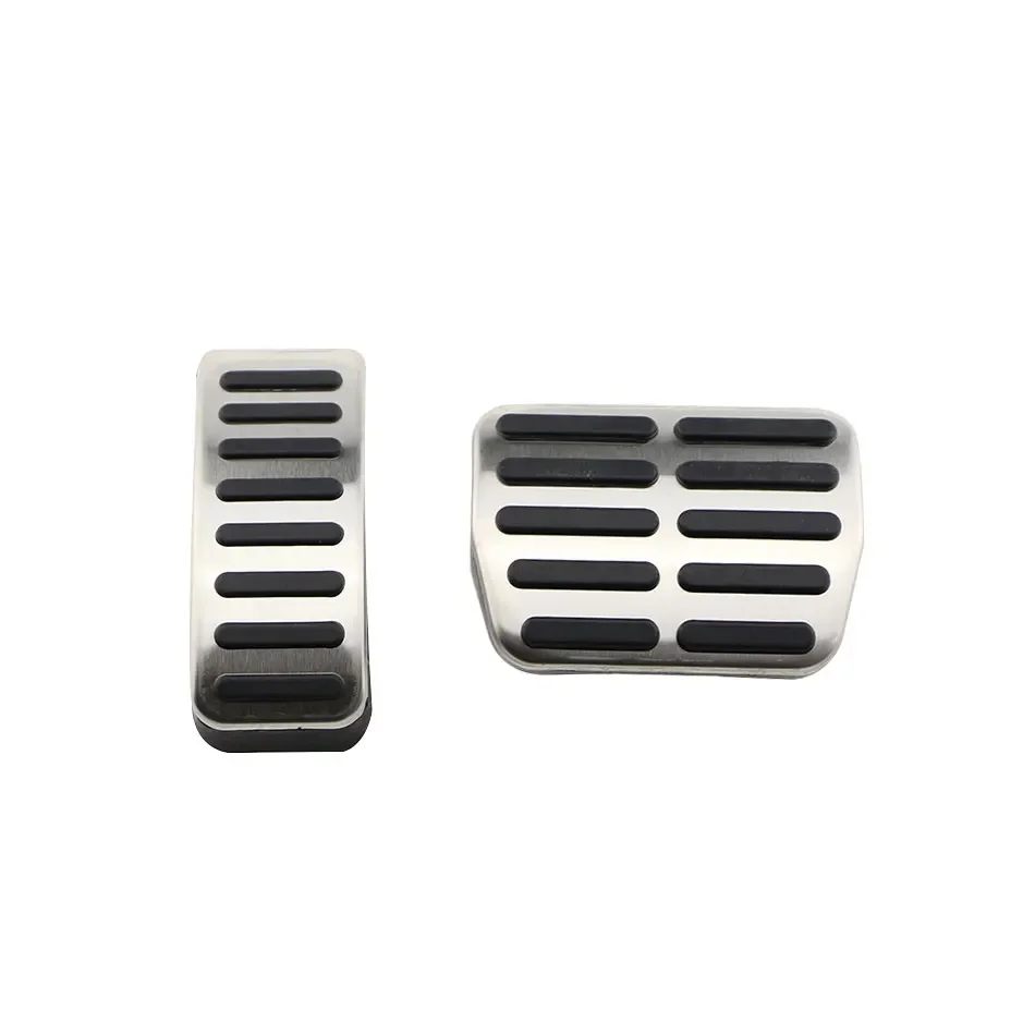 Stainless Steel Gas Brake Pedal MT/AT Pedals Cover for Seat Ibiza 6K 6L 6J Arosa Cordoba 6K 6L Leon Toledo 1M car accessories,car pedals,pedal cover,stainless steel pedal cover,racing pedals