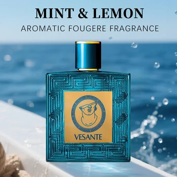 Vintage Heros - 3.4oz Men's Bold Eau De Cologne Concentrated Perfume, Fruity Aromatic Fragrance Notes, An Elegant Choice For Men 1
