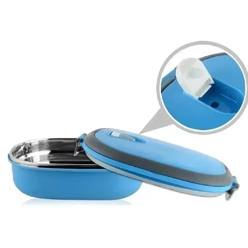 Portable Lunch Box Stainless Steel Picnic Food Storage Container with Handle Lunch Box