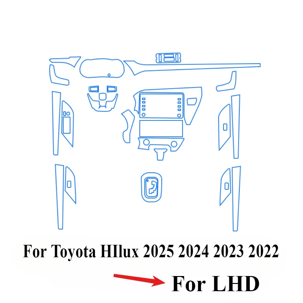 Ruiya Para 7" Toyota Hilux AN120/AN130 2016-2020 Protector De