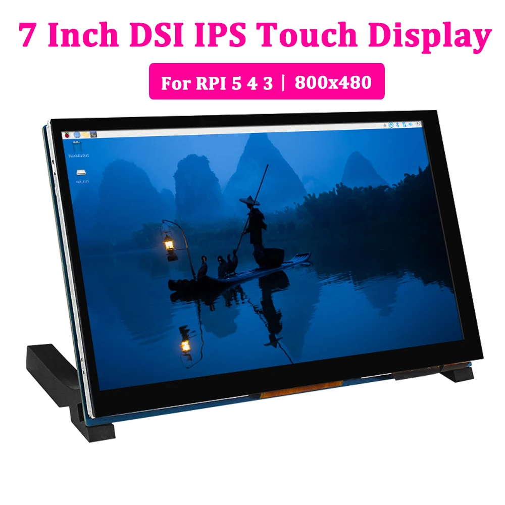 Dsi Capacitivo Touch Screen Display Monitor Ips Lcd 800×480 Raspberry pi Rpi Pi5
