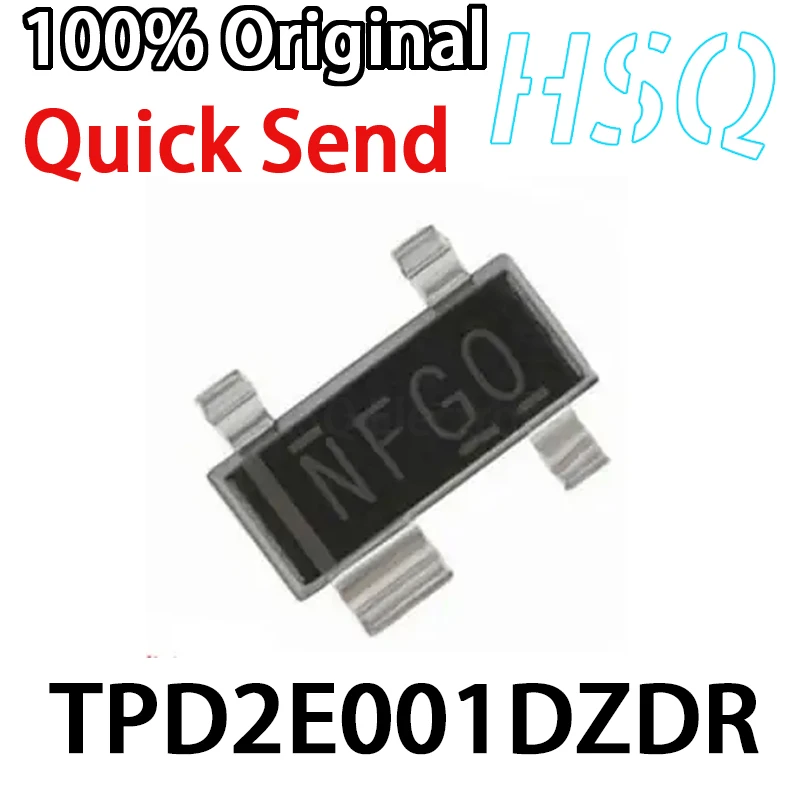 

10 шт. новый оригинальный чип TPD2E001DZDR TPD2E001 Ethernet IC запас NFGO