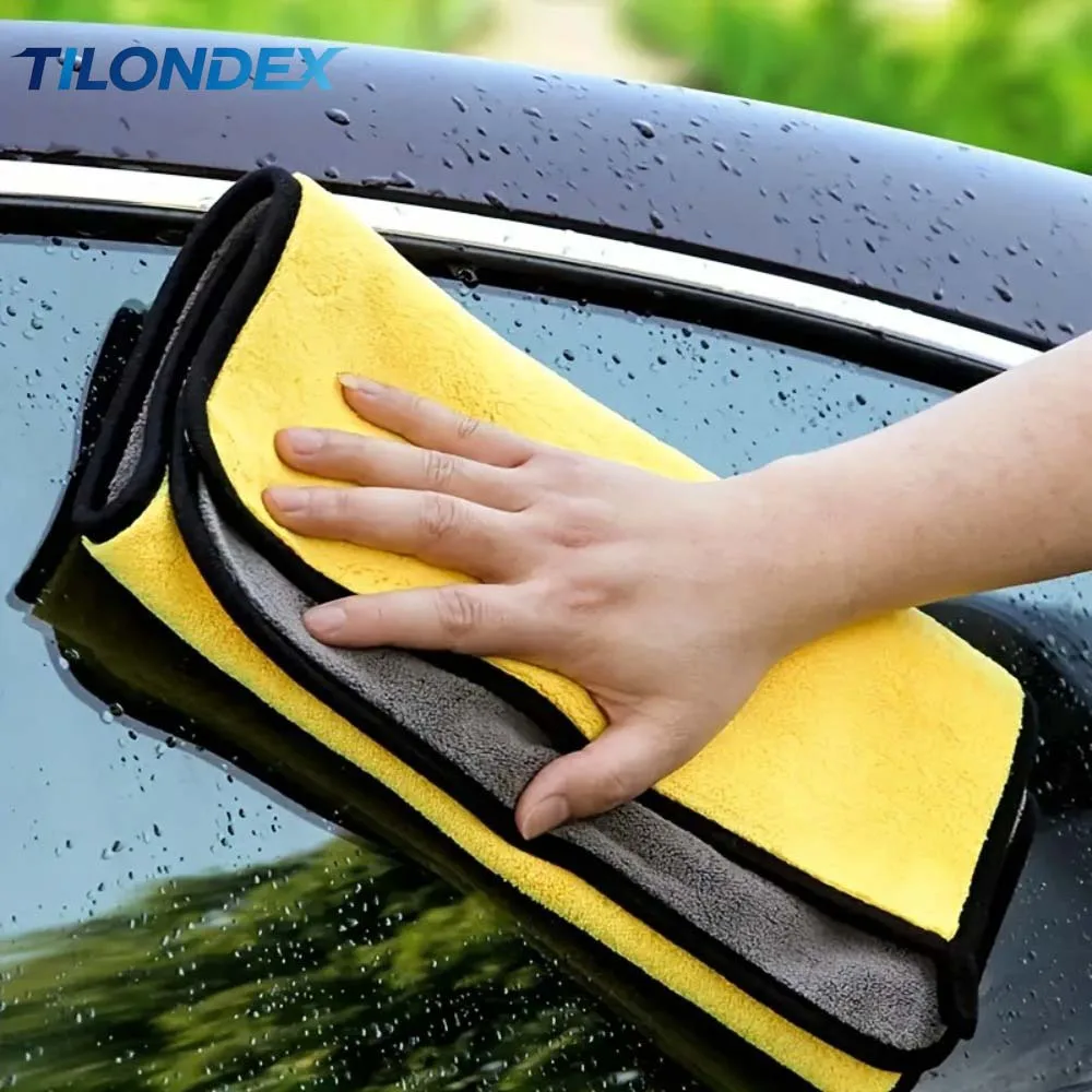 Ultra-Absorbent Microfiber Car Cleaning Towel - All-Purpose Dust and Detailing Cloth 30x60cm