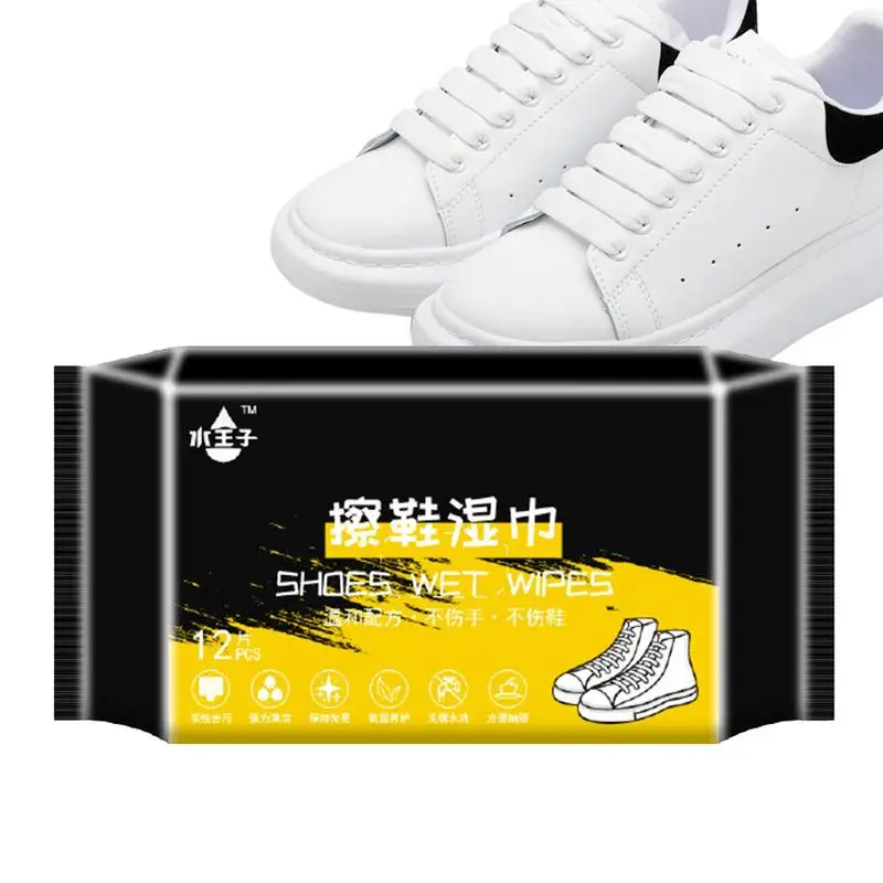 

Quick Wipes For Shoes Disposable Quick Cleaning Sneakers Wipes Travel Portable Shoe Stain Remover Wet Wipes For Removing Dirt