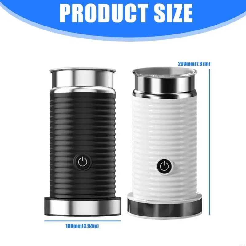 Household Electric Milk Frother Machine Hot and Cold Foam Maker Milk Foam Heater Kitchen Appliances for Making Milk Foam 6
