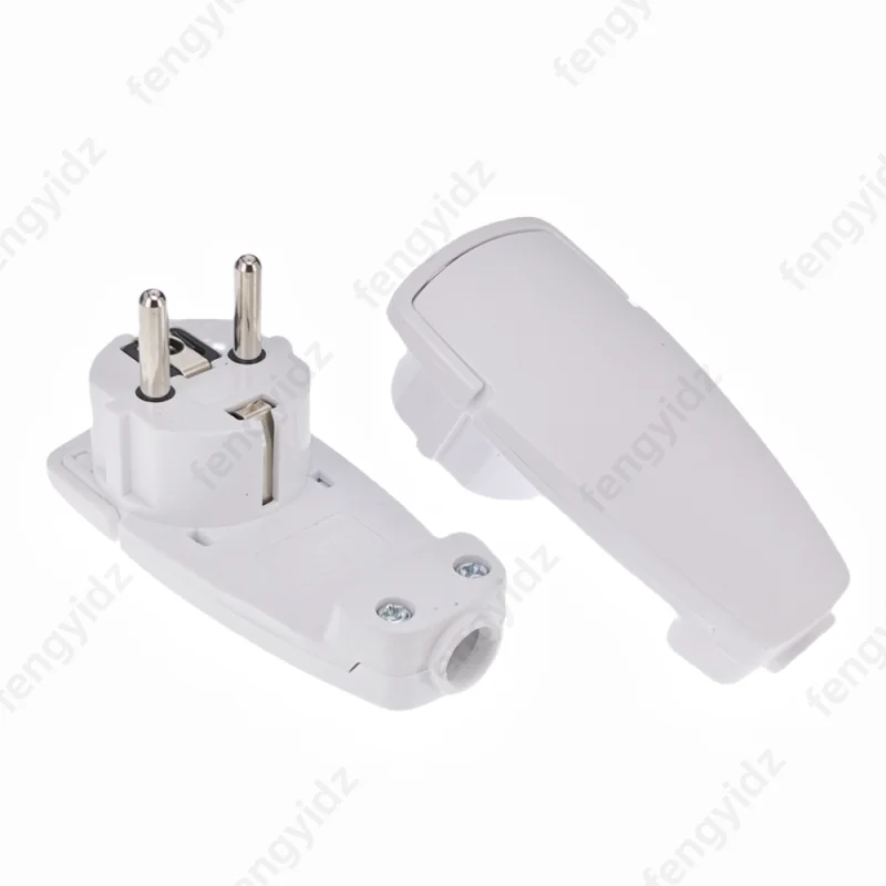 ? Schuko 각진 플러그 플랫, Schuko 플랫 플러그 250V(16A), Schuko 플러그, Schuko 플러그 플랫, Eu 플러그 예비 부품 액세서리