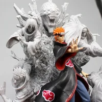 ⁦مجسم شخصية باين (أكاتسكي - ناروتو) بتصميم GK بطول 28 سم | Naruto Akatsuki Pain GK PVC Action Figure Collectible 28cm⁩ - الصورة ⁦4⁩