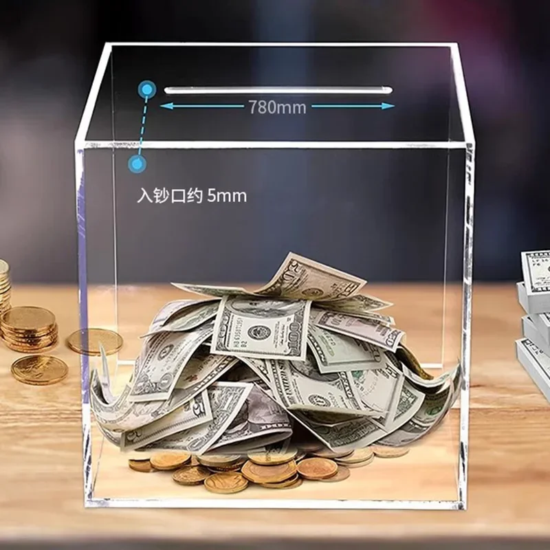 Wedding Money Box Safe Hidden Counter Large Piggy Bank Dispenser  De Monedas 4