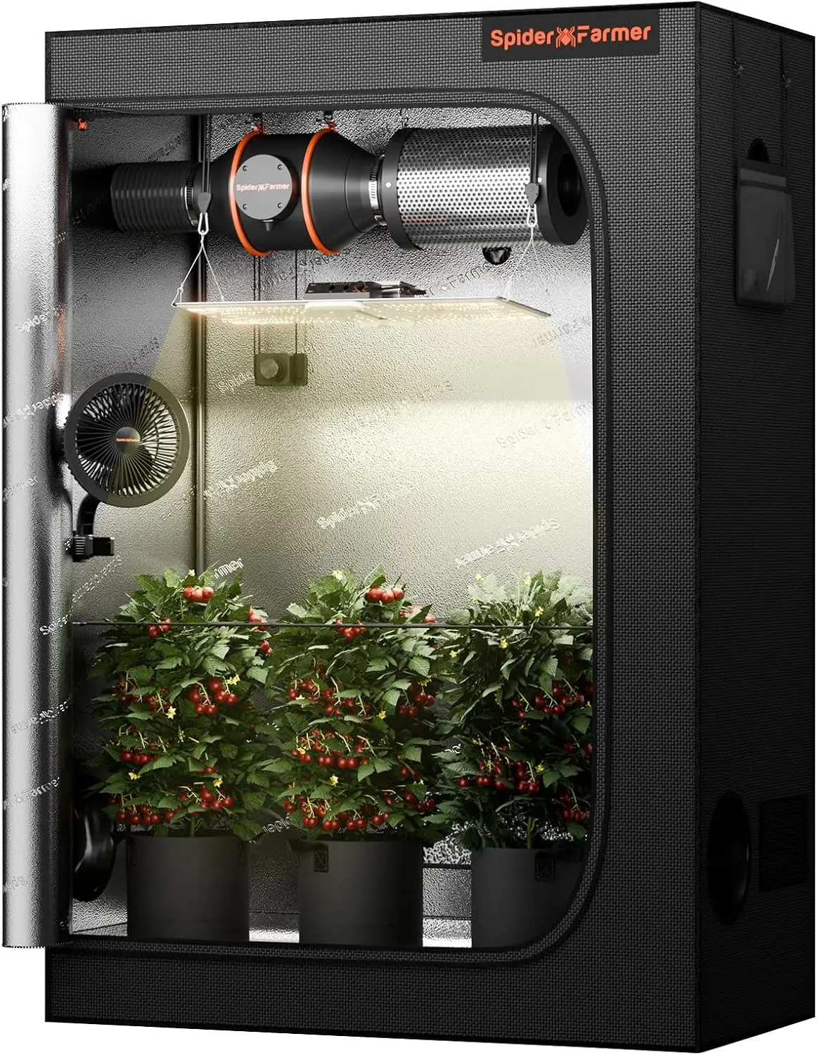 Complete Grow Tent Kit SF2000 Samsung LM301H EVO & Dimmable Grow Tent Complete System 24" x 47" x 71