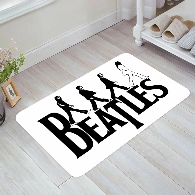 Напольный коврик B-Beatles рок-группы, декоративные эстетические коврики для комнаты, кухонный ковер, домашний ковер для входа в дом, балкона