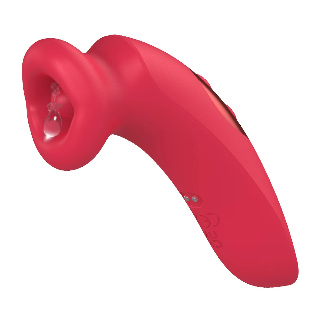 Mouthpiece rose sex toy tongue licking clitoris nipple sucking stimulation sexual intercourse vibrating massager adult products