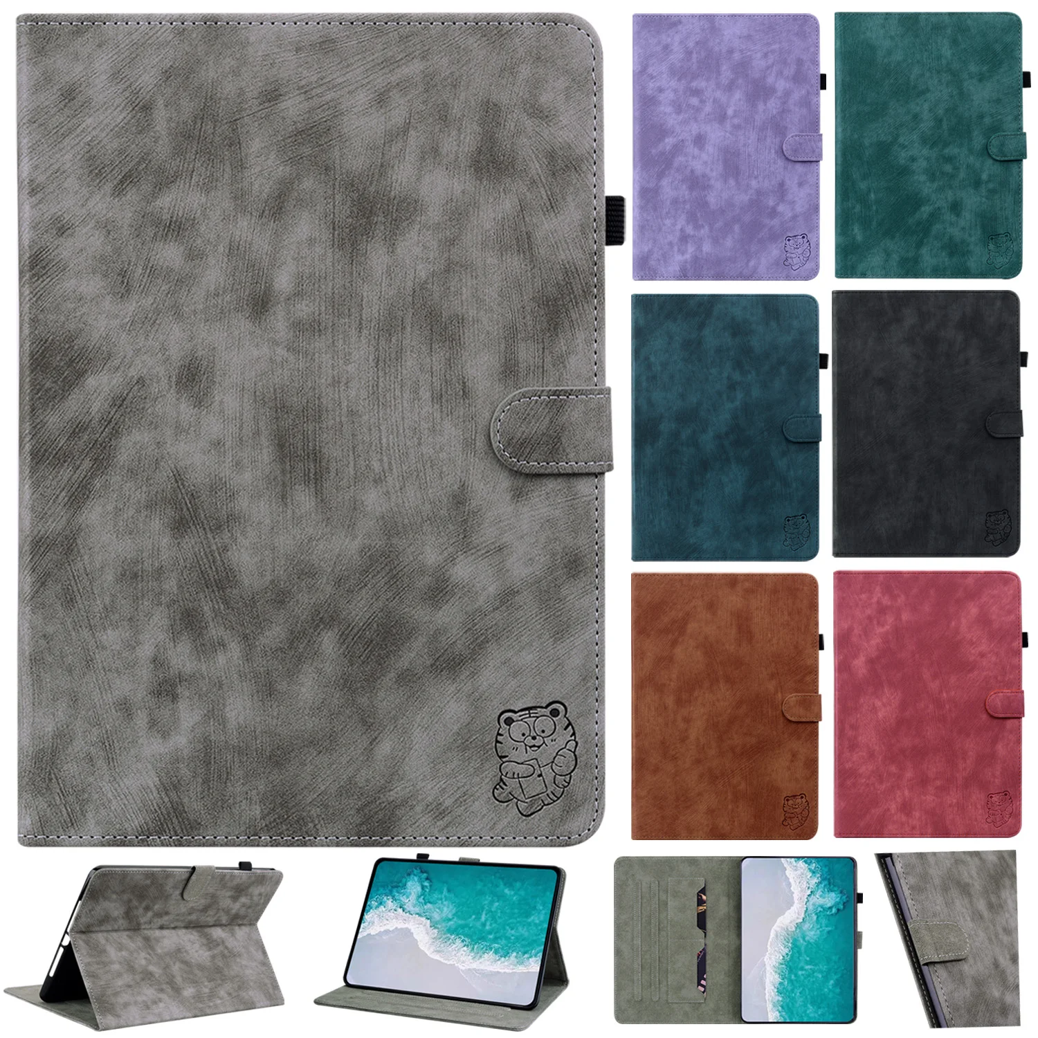 Capa Flip Tablet para Lenovo Tab M10 3ª Geração Tb328fu Tb328xu Tb-x505f Plus 10.3 X606f hd X306f m9 P11 J606f Legião Y700